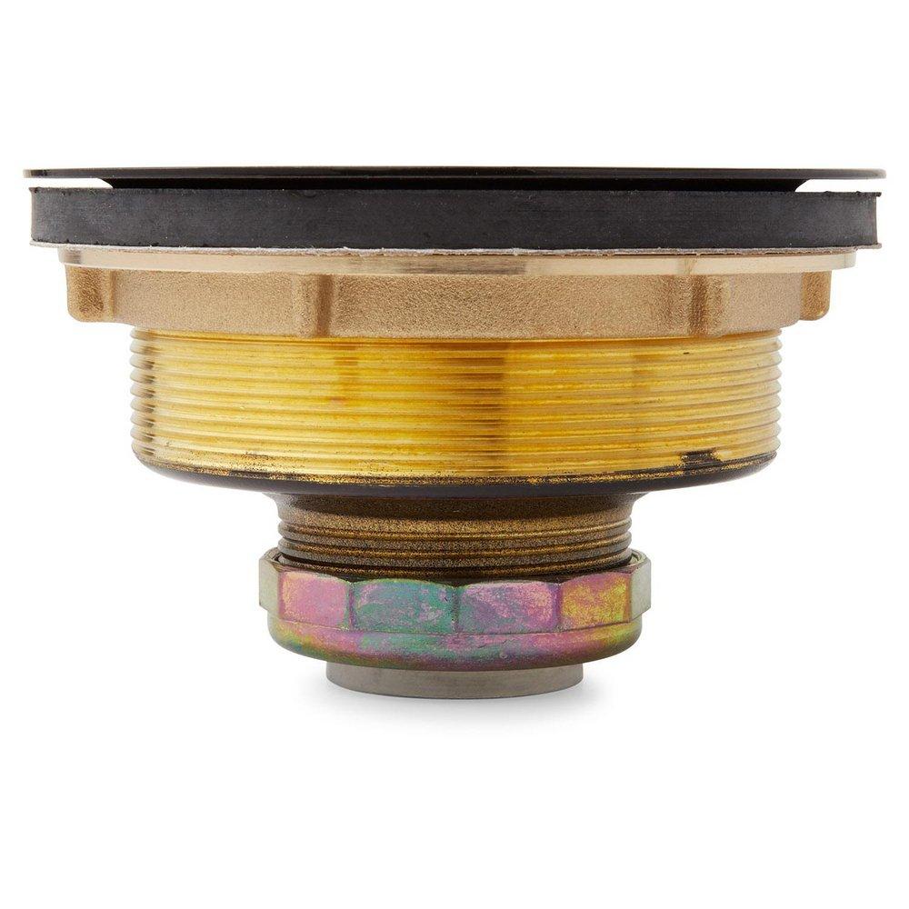 Signature Hardware Oil Rubbed Bronze 3-1/2 in. Basket Strainer 