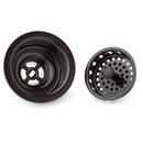 Signature Hardware Oil Rubbed Bronze 3-1/2 in. Basket Strainer 