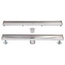 Signature Hardware Brushed Stainless Steel 36 in. Linear Shower Drain with Drain Flange 