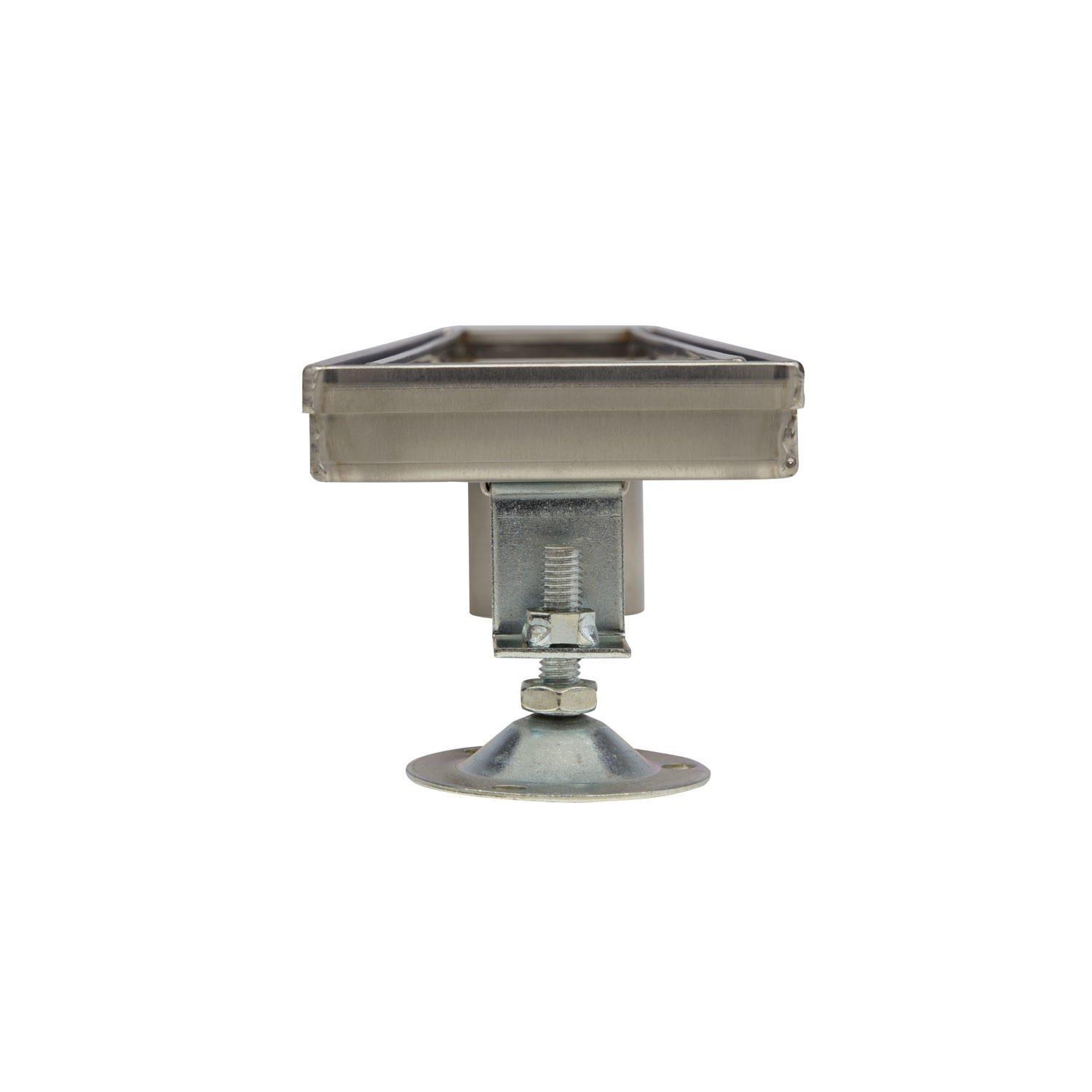 Signature Hardware Brushed Stainless Steel 36 in. Linear Shower Drain with Drain Flange 