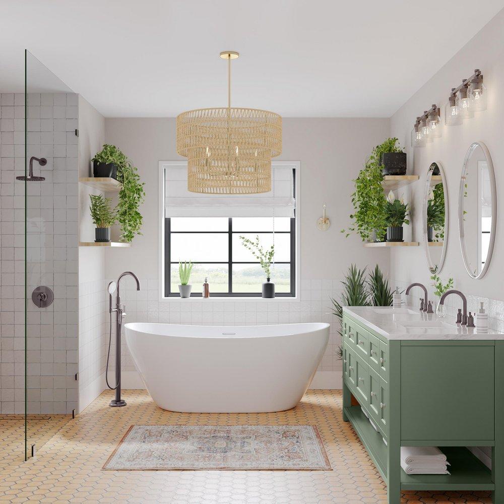 Signature Hardware 2-1/8 in. Tapered Shower Drain 