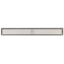 Signature Hardware Linear Shower Drain in Brushed Stainless Steel 