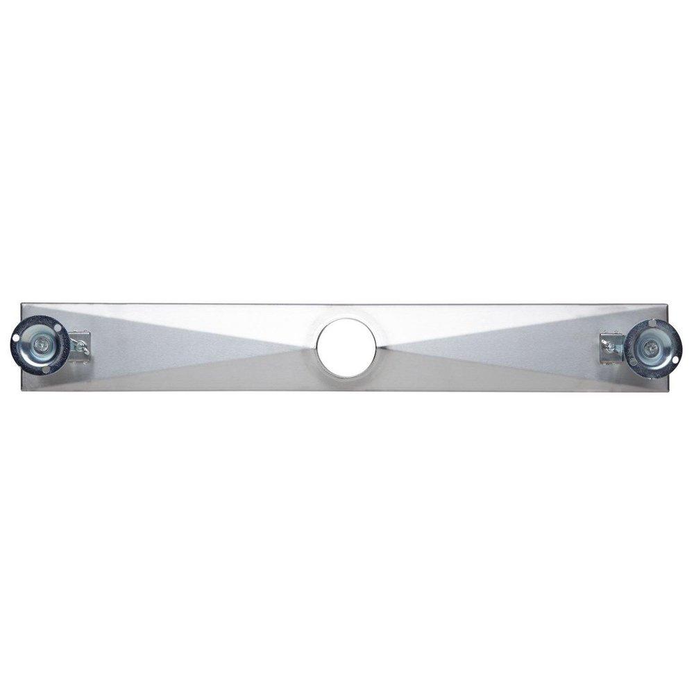 Signature Hardware Brushed Stainless Steel Tile Insert Linear Shower Drain in Stainless Steel 