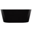 Signature Hardware Black 67 x 32 in. Freestanding Bathtub with Center Drain 