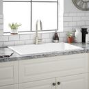 33 x 22 in. Composite Single Bowl Undermount Kitchen Sink in Grey