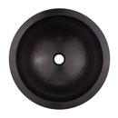 Signature Hardware Dark Antique Copper Drop-in Bathroom Sink 