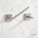 Signature Hardware Brushed Nickel Wall Toilet Tissue Holder 