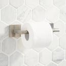 Wall Mount Pivoting Toilet Paper Holder in Brushed Nickel
