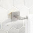 Signature Hardware Brushed Nickel Towel Bar in Matte Black 