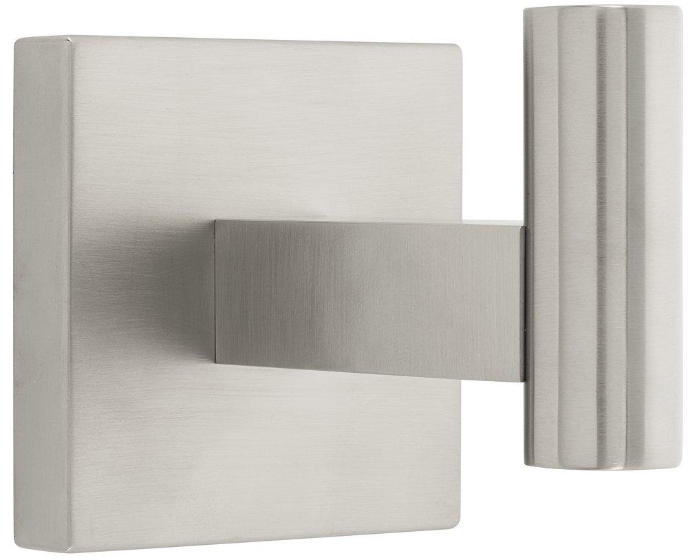 Signature Hardware Brushed Nickel 1 Robe Hook 