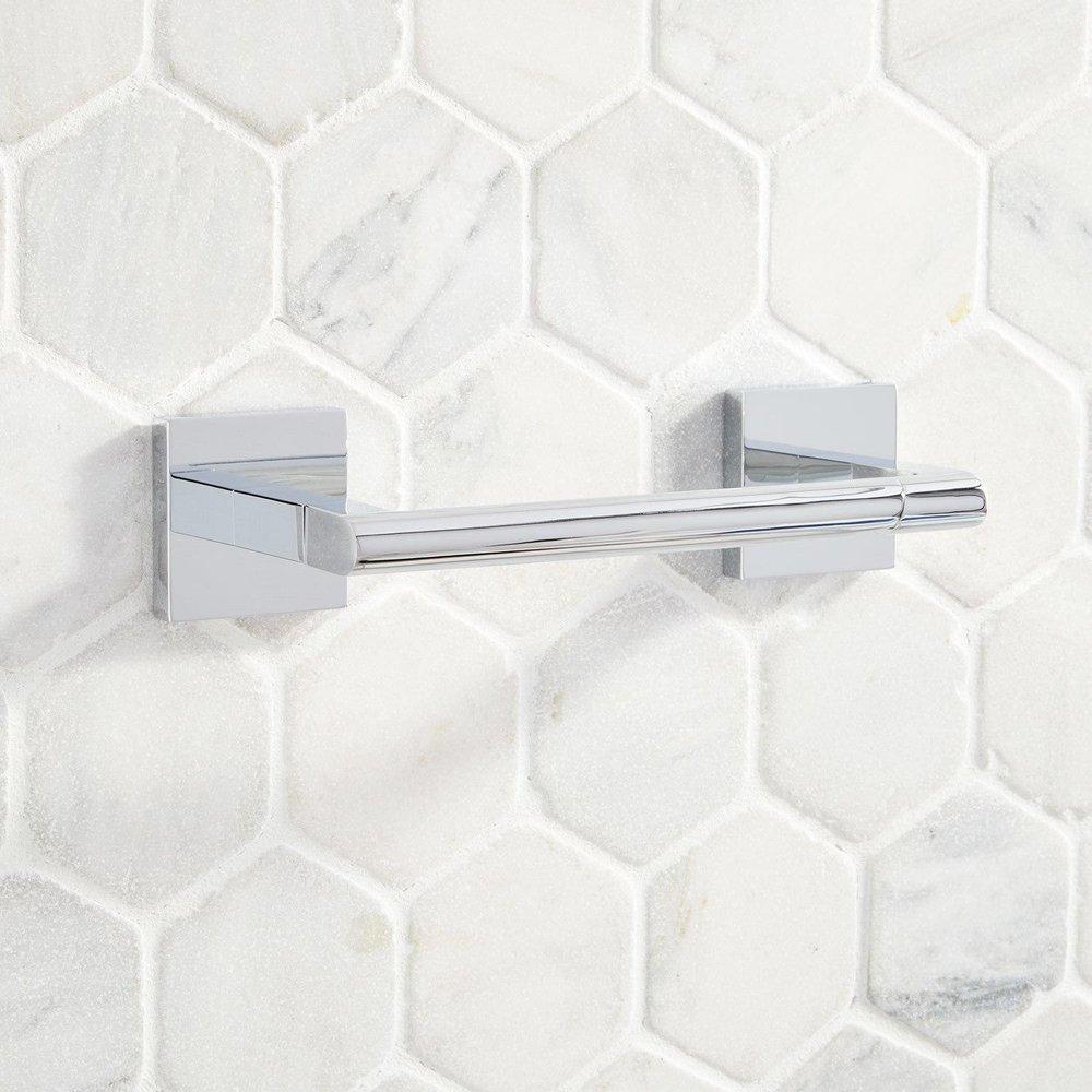 Signature Hardware Chrome Wall Toilet Tissue Holder 