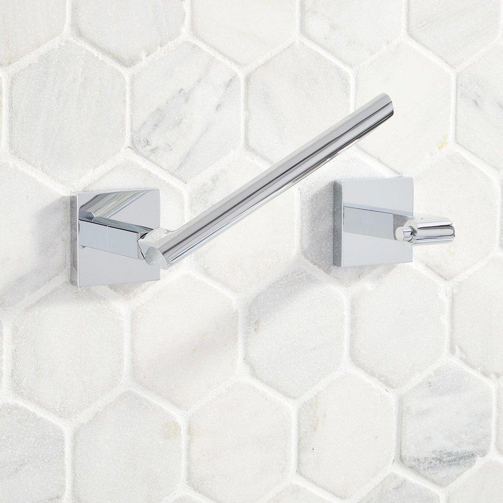 Signature Hardware Chrome Wall Toilet Tissue Holder 