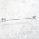 Signature Hardware Chrome Towel Bar in Matte Black 