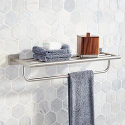 Towel Rack in Brushed Nickel