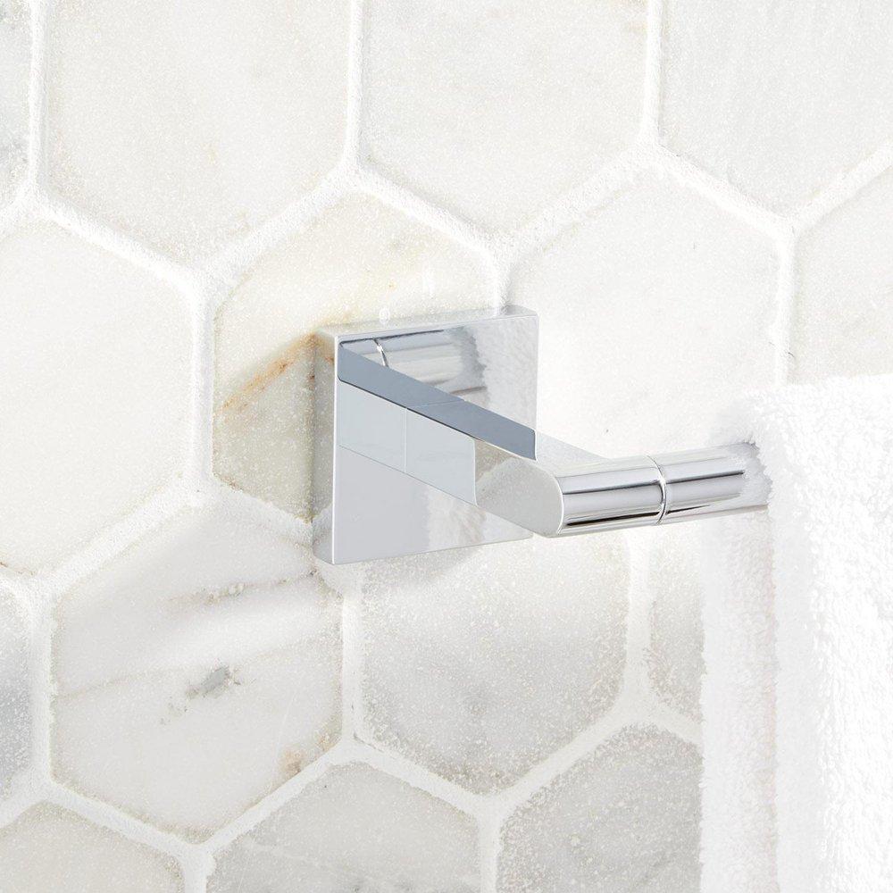 Signature Hardware Chrome 30 in. Towel Bar 