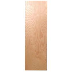 Recessed and Surface Mount Metal Ironing Board with Left Hinged Wood Door in Flat Wood