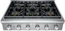 Thermador Stainless Steel 6 Burner Sealed Cooktop