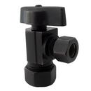 1/2 x 3/8 in. Compression x OD Compression Oval Angle Supply Stop Valve in Oil Rubbed Bronze