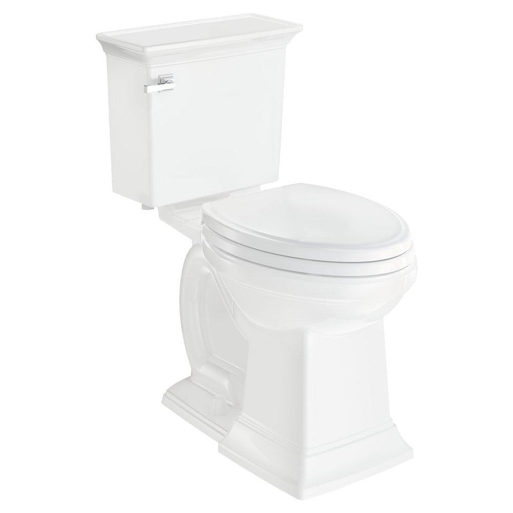 American Standard White TOWN SQUARE S RHEL COMBO L/SEAT WHT 