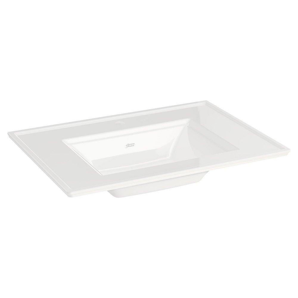 American Standard White 31 x 22-1/2 x 7 in. 1-Bowl Vitreous China Vanity Top 