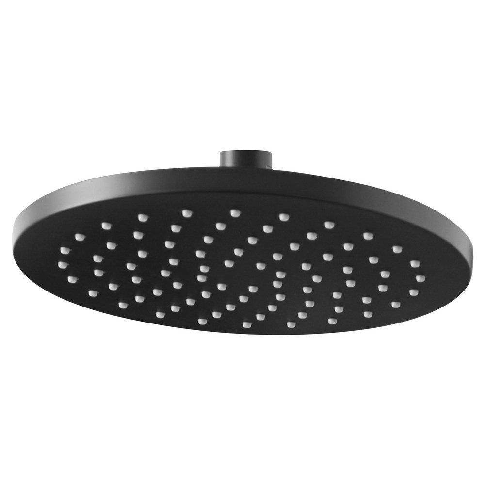 American Standard Matte Black Single Function Full Showerhead 