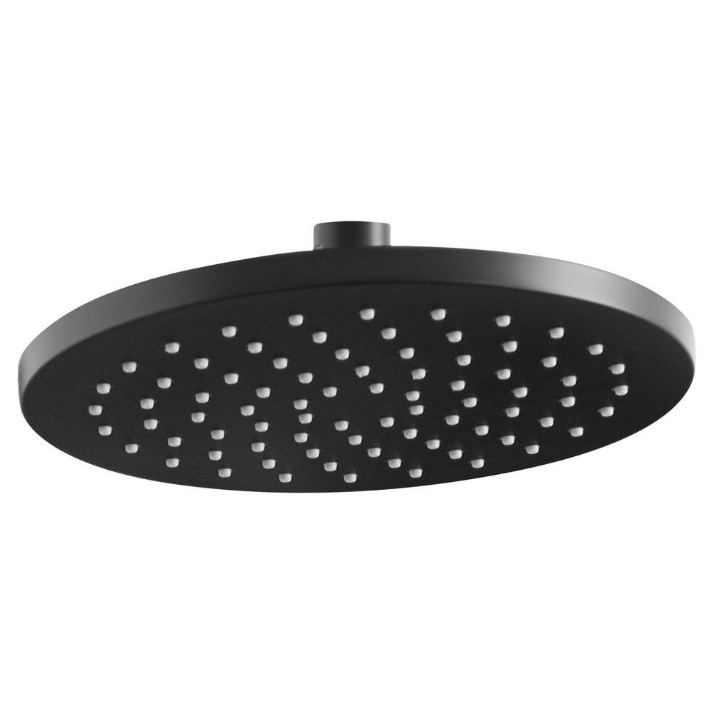 American Standard Matte Black Single Function Full Showerhead 