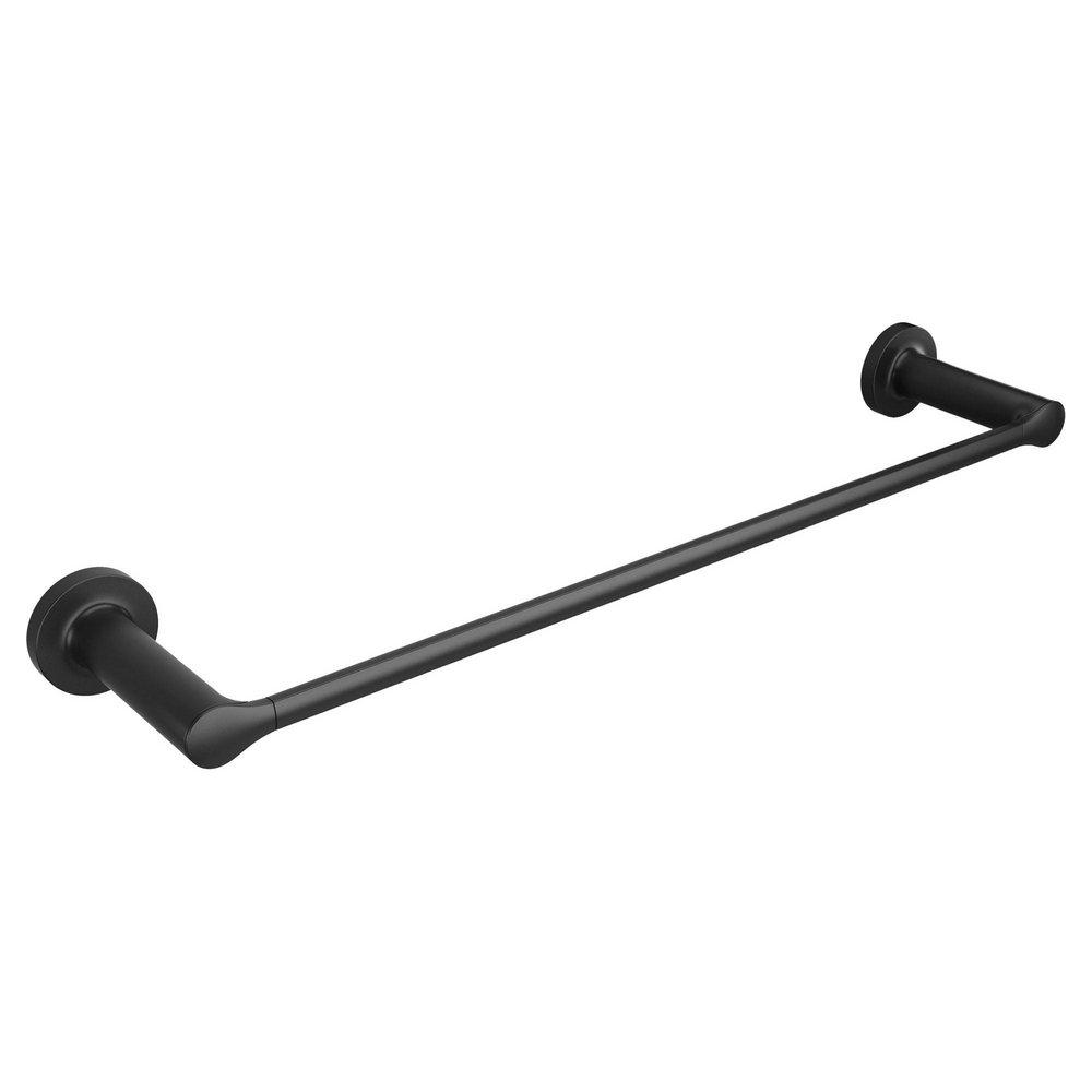 American Standard Matte Black 24 in. Towel Bar 