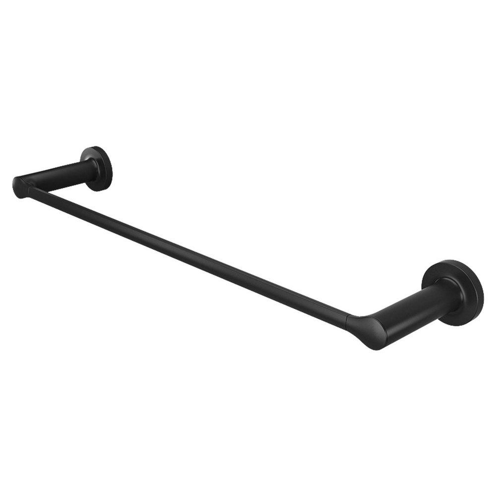 American Standard Matte Black 24 in. Towel Bar 