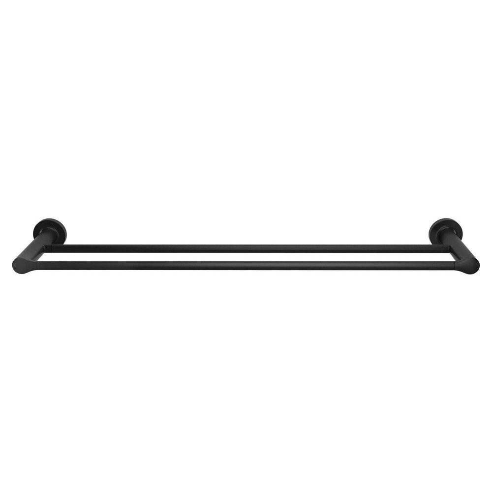 American Standard Matte Black 24 in. Towel Bar 