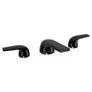 Two Handle Widespread Bathroom Sink Faucet in Matte Black 