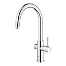 GROHE StarLight Chrome Single Handle Pull Out Kitchen Faucet 