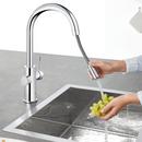GROHE StarLight Chrome Single Handle Pull Out Kitchen Faucet 