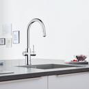 GROHE StarLight Chrome Single Handle Pull Out Kitchen Faucet 