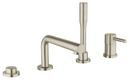 GROHE Brushed Nickel Infinity Finish&trade; Single Handle Roman Tub Faucet (Trim Only) 