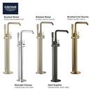GROHE Brushed Nickel Single Handle Tub Faucet (Trim Only) 
