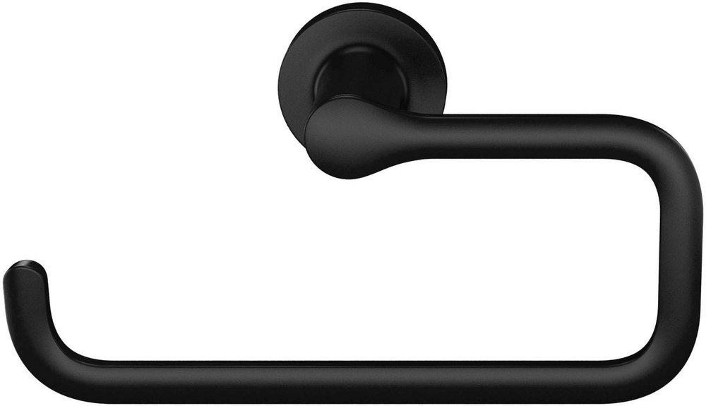 American Standard Matte Black Rectangular Open Towel Ring 