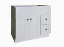 Design House White 36 x 31-1/2 x 21 in. 1-Door Freestanding Vanity Base 