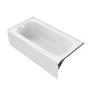 PROFLO&reg; White 60 x 32 in. Soaker Alcove Bathtub with Left Drain 