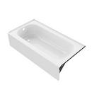 PROFLO&reg; White 60 x 32 in. Soaker Alcove Bathtub with Left Drain 