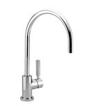 Single Handle Pull Down Kitchen Faucet in Brushed Dark Platinum