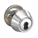 Yale Satin Chrome Cylinder Deadbolt Lock 