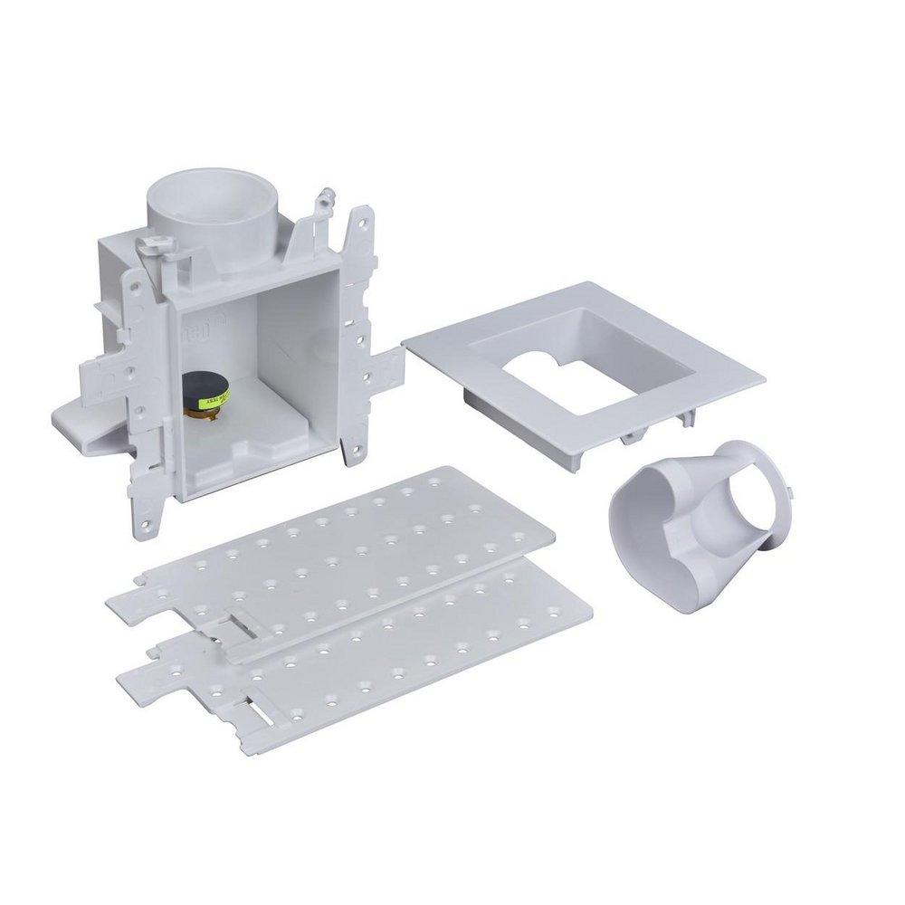 Oatey&reg; White 3-19/50 x 8 x 4-17/20 in. Washing Machine Adapter 