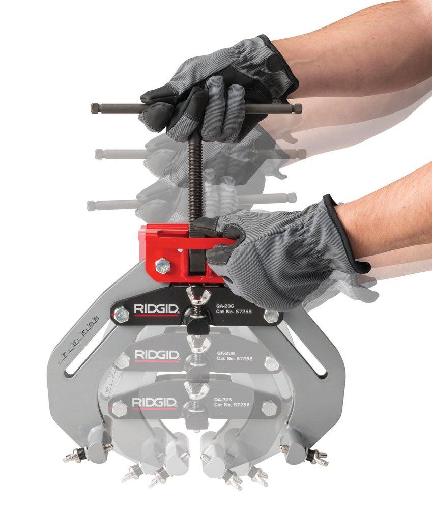 RIDGID Grey 4-1/4 in. Quick Acting Pipe Welding Clamp 