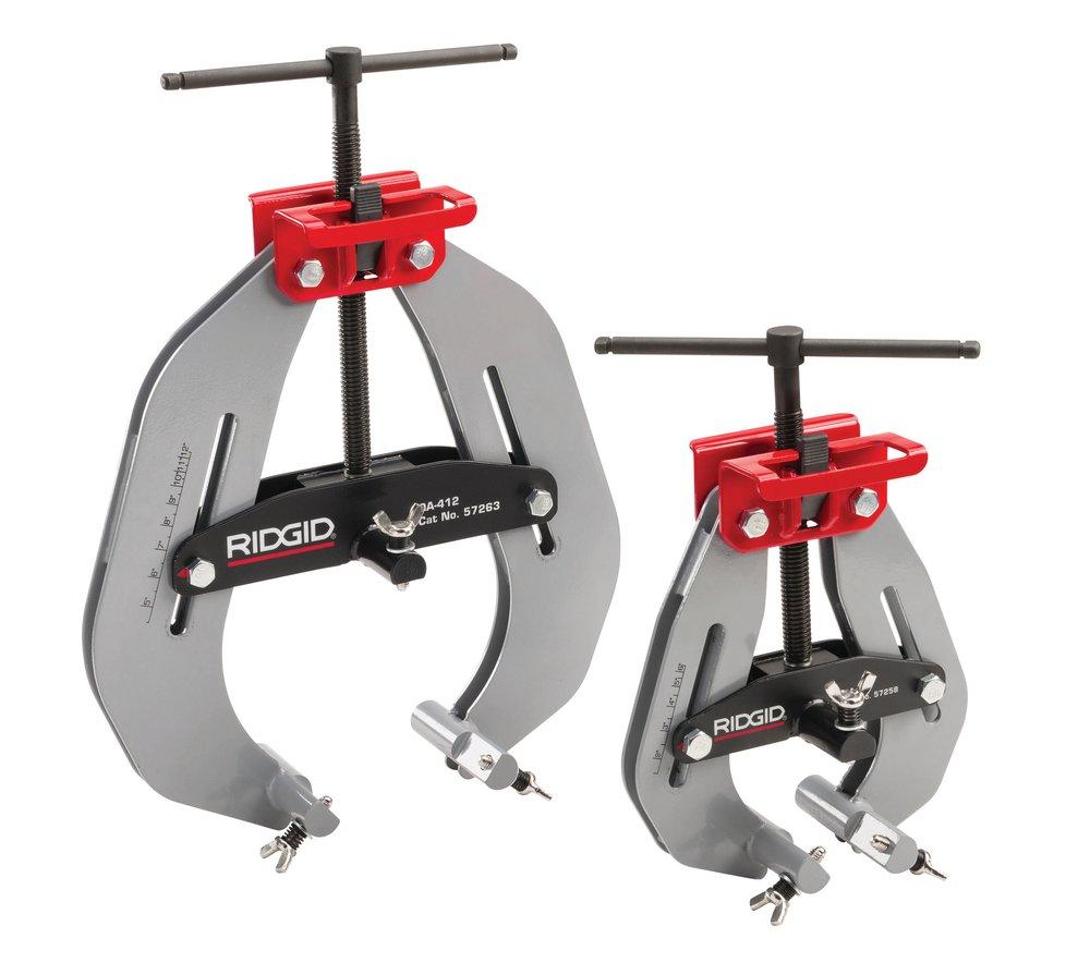 RIDGID Grey 4-1/4 in. Quick Acting Pipe Welding Clamp 