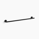 KOHLER Matte Black 24 in. Towel Bar 