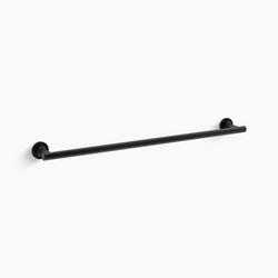 24 in. Towel Bar in Matte Black