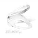 KOHLER White Elongated Closed Front with Cover Toilet Seat 