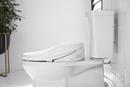 KOHLER White Elongated Closed Front with Cover Toilet Seat 