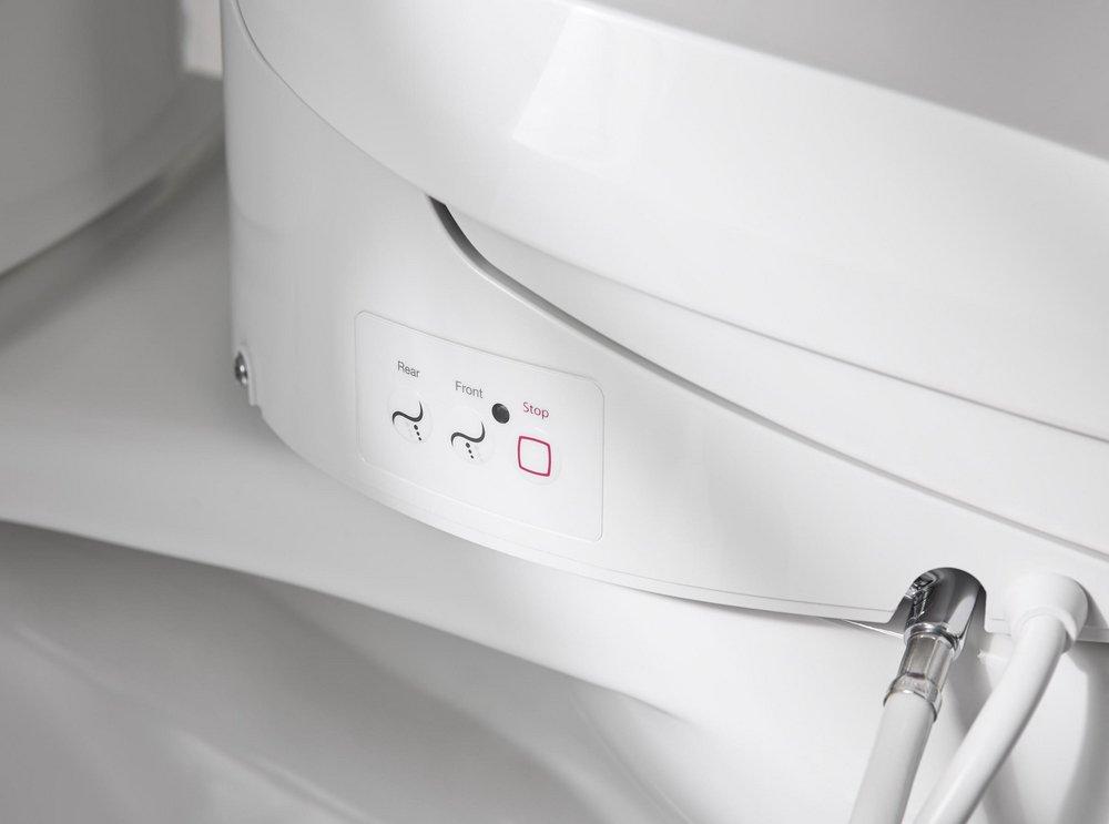 KOHLER White Elongated Closed Front with Cover Toilet Seat 