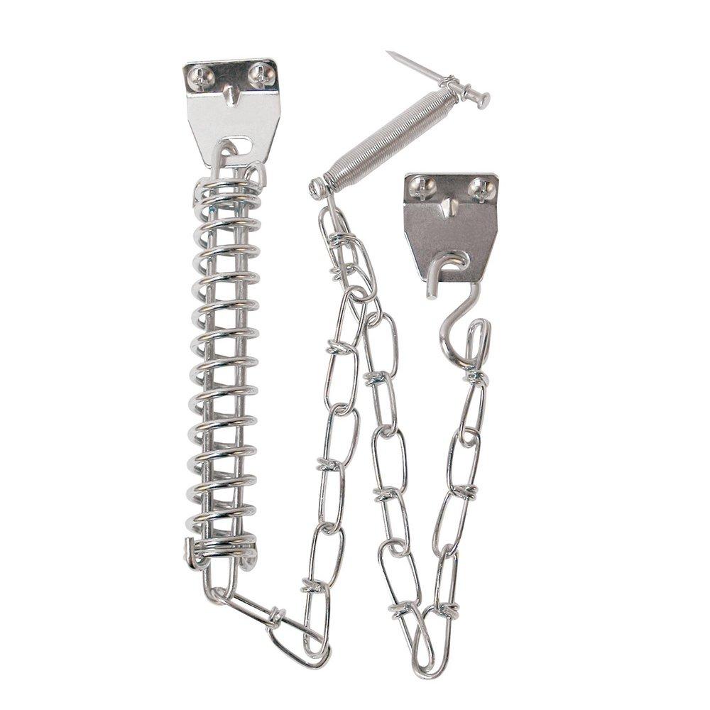 Aluminum 5 x 15 in. Storm Door Chain and Spring 